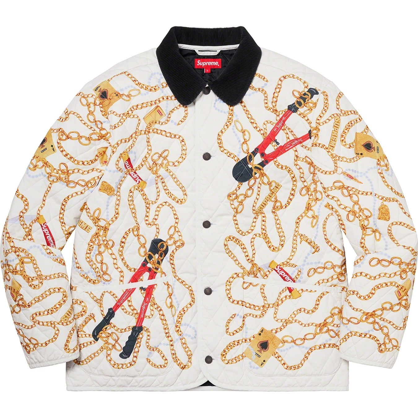 Chains Quilted Jacket view 2